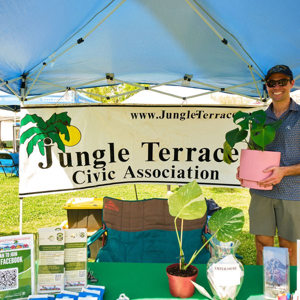 Jungle Terrace Civic Association booth