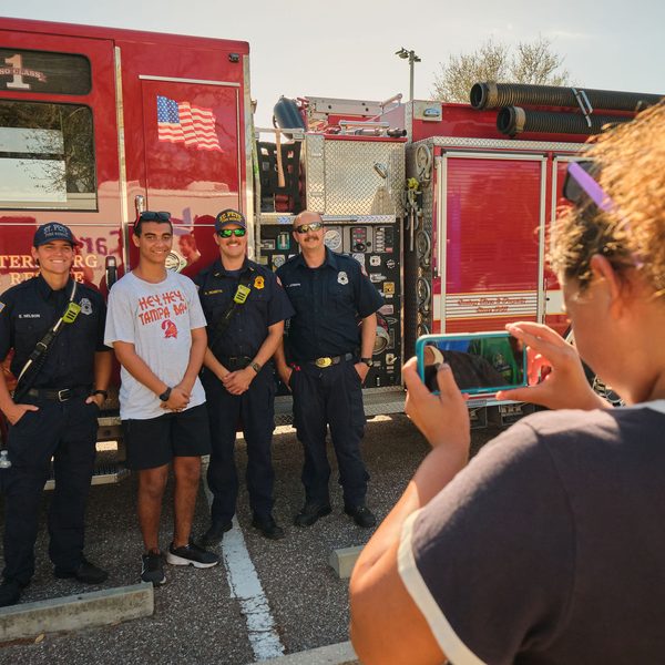St. Petersburg Fire Rescue meeting festival-goers